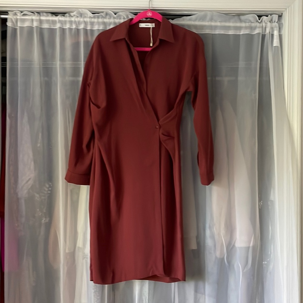 Women’s mango wrap dress